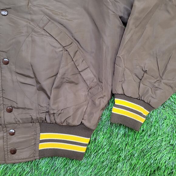 Vintage Dunbrooke Pla-Jac Bomber Jacket M/L 23x25 Baggy Crop USA - Picture 13 of 13